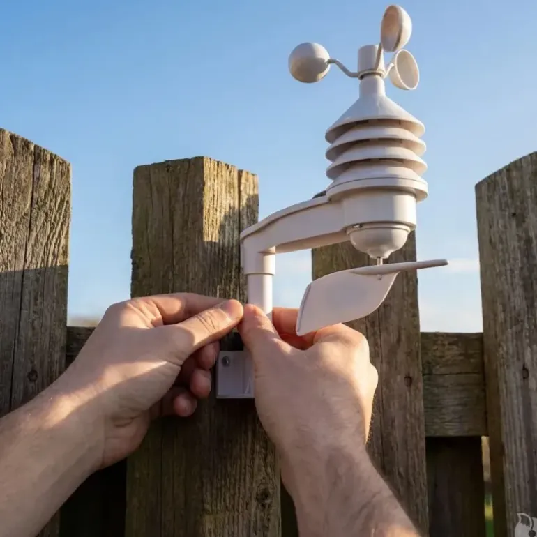 Station météo pro radiopilotée tactile Tx humidité, vitesse vent
