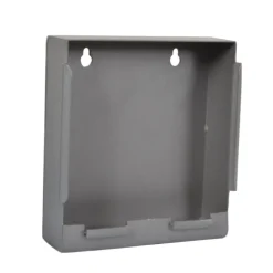 Support de cibles solide accrochage facile en tôle gris 14 cm