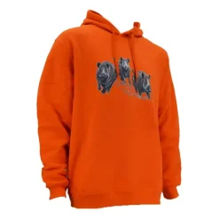 Sweat à capuche orange sangliers Bartavel Taille M à 3XL