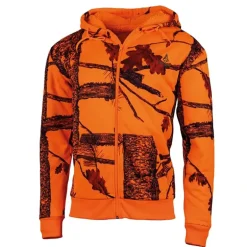 Sweat Capuche Zippé Treeland Fluo Camo Polaire 100% Polyester