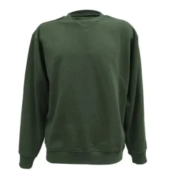 Sweat col rond kaki