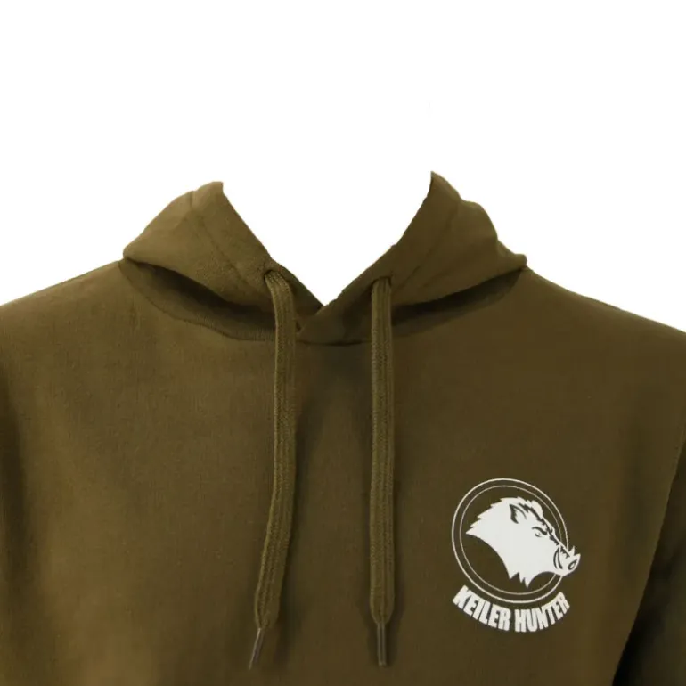 Sweat Keiler Hunter kaki 50% coton 50% logo 2