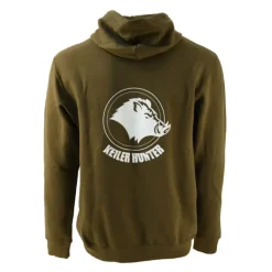 Sweat Keiler Hunter kaki 50% coton 50% logo 2