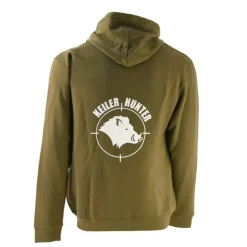 Sweat Keiler Hunter kaki 50% coton 50% logo 1