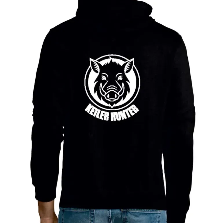 Sweat Keiler Hunter noir 280g/m² coton/polyester logo 3