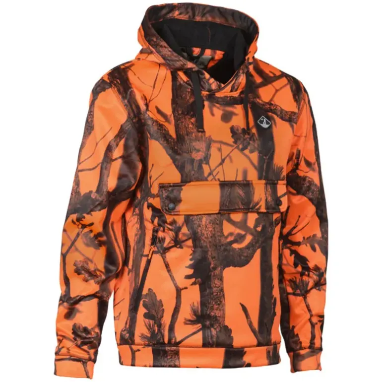 Sweatshirt à capuche Percussion Blaze Black micro polaire