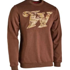 Sweat-Shirt Homme Redstone Crew Neck Marron - Winchester®