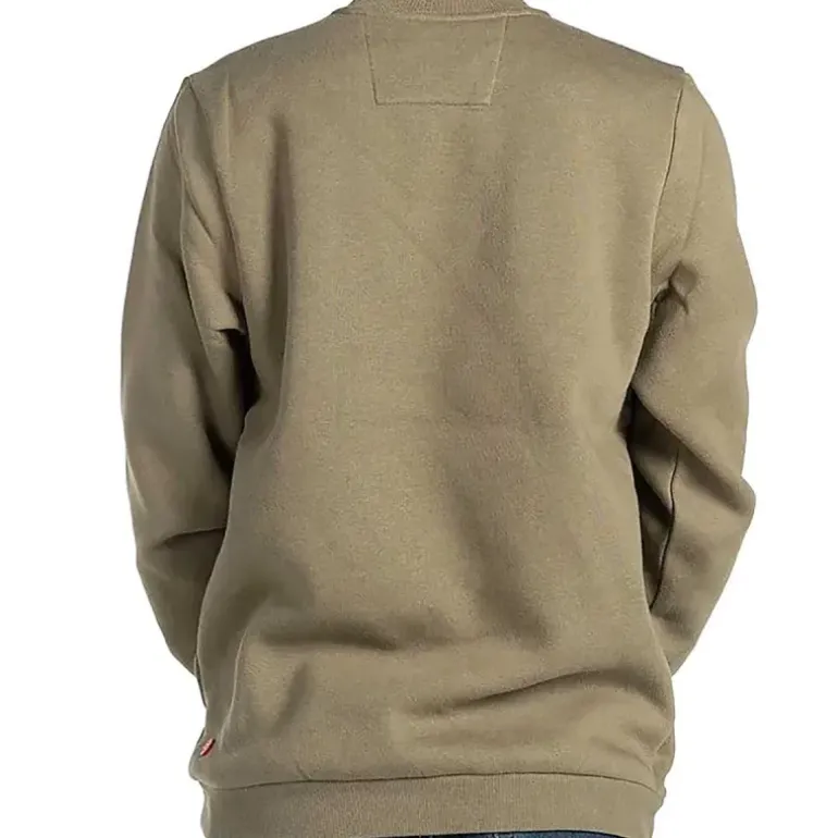 Sweat-Shirt Homme Redstone Crew Neck Kaki - Winchester®