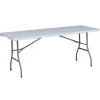 Table pliante en résine 10 couverts 180x70x74cm pieds métal