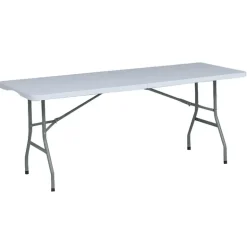 Table pliante en résine 10 couverts 180x70x74cm pieds métal