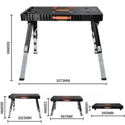 Établi 5 en 1 multifonction atelier bricolage DIY compact