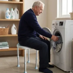 Tabouret pivotant moderne siège d'appoint rotatif compact