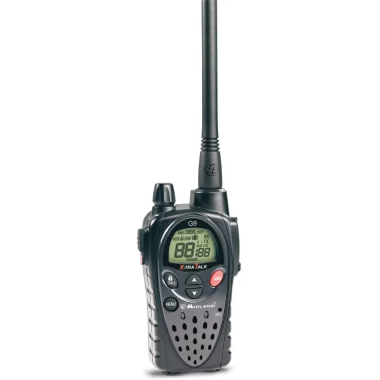 Talkie-walkie G9 PMR446 8 + 16 canaux antenne 12cm orange camo