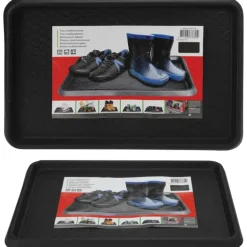 Tapis flexible polyvalent 60x40cm noir chaussures maison voiture