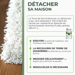 Terre de Sommières Naturelle 200g - Détachant Multi-Supports Éco-Certifié