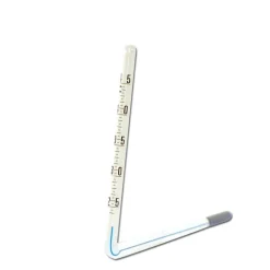Thermométre coudé pour couveuse