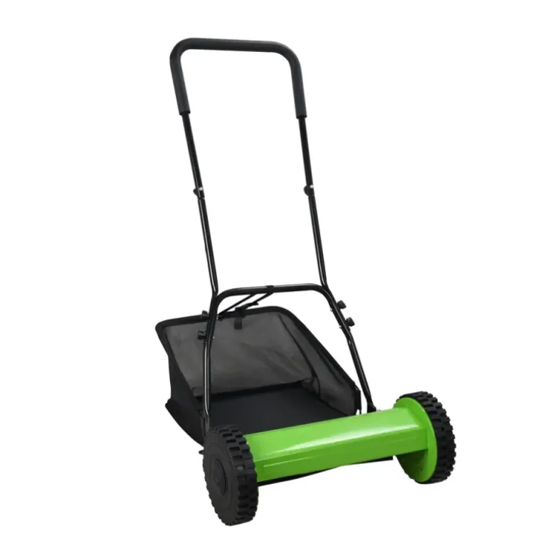 Tondeuse à main hélicoïdale 40cm bac 18L coupe 15-43mm