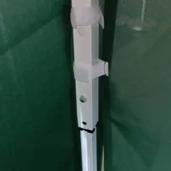 Tonnelle pliante 3x3 m en acier vert avec parois latérales