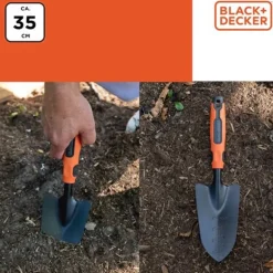 Transplantoir acier 35 cm Black&Decker® avec graduations