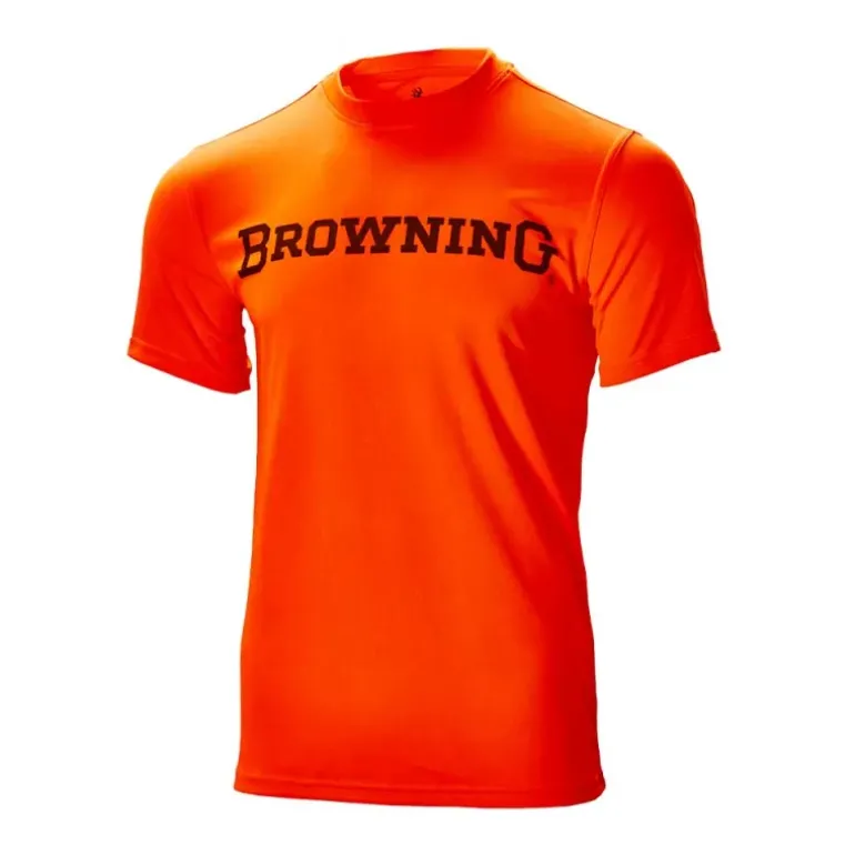 T-Shirt Browning Teamspirit Orange Blaze Respirant