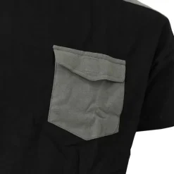 T-Shirt de travail Brooklyn coton bicolore noir / gris M à 4XL