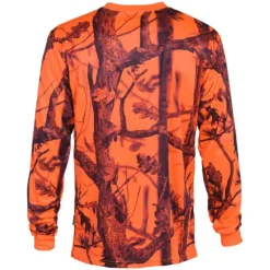 T-shirt Ghost Camo Manches Longues 100% Polyester Col Rond