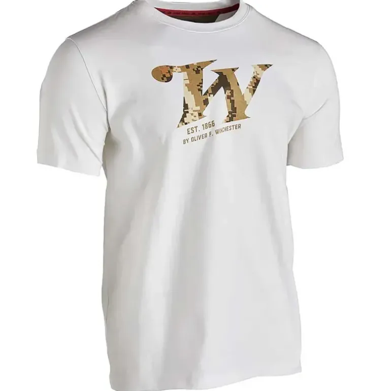 T-shirt Homme Springer Winchester® - Blanc - 100% Coton 180g/m²