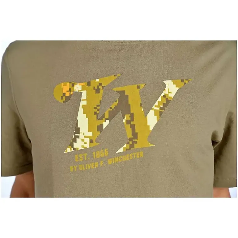 T-shirt Homme Springer Winchester® Kaki - 100% Coton 180g/m²
