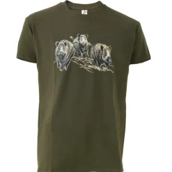 T-shirt kaki sangliers Bartavel®