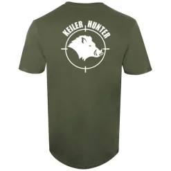 T-Shirt Keiler Hunter kaki 100% coton manches courtes logo 1