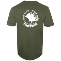 T-Shirt Keiler Hunter kaki 100% coton manches courtes logo 2