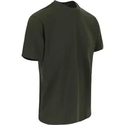 T-shirt manches courtes Herock® Homme - Col rond - Kaki - 100% coton 190 g/m²