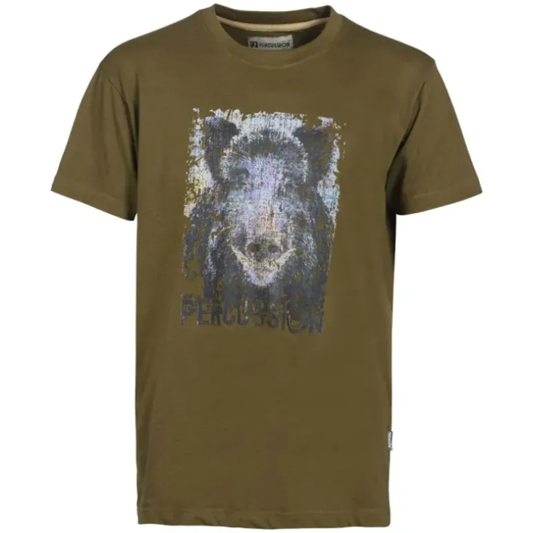 T-shirt Percussion Sanglier 100% Coton 180g/m² Col Rond