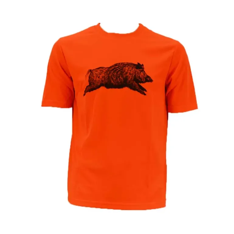 T-Shirt sanglier orange