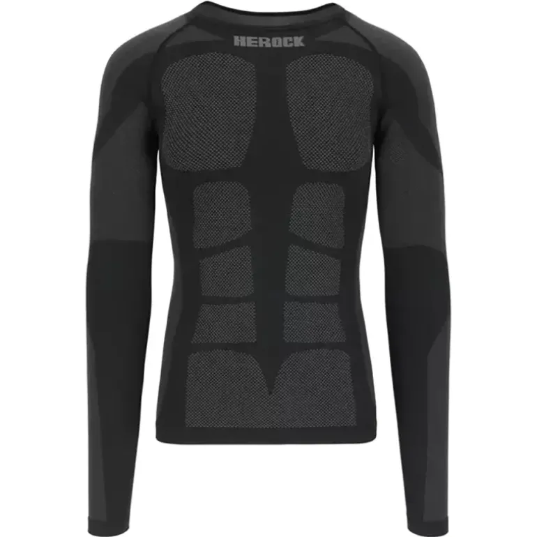T-shirt thermique homme manches longues Nikos Herock® - Gris