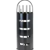 Valet de cheminée métal noir 5 pièces Outils feu bois 65 cm