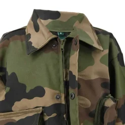 Veste chasse fermeture glissière coton polyester camo 6 à 16 ans