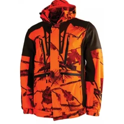 Veste de chasse softshell SL TEX orange camo