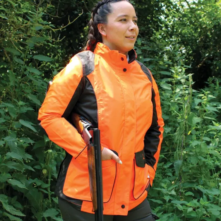 Veste femme Stronger 6 poches polyester Oxford orange XS à 2XL