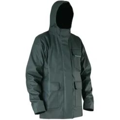 Veste imperméable EN 13688 polyuréthane PVC kaki foncé M à 3XL