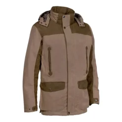 Veste Rambouillet imperméable polyester bicolore marron XL à 3XL