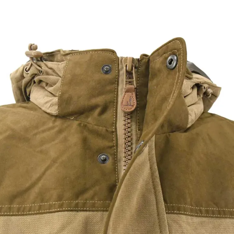 Veste Rambouillet imperméable polyester bicolore marron XL à 3XL