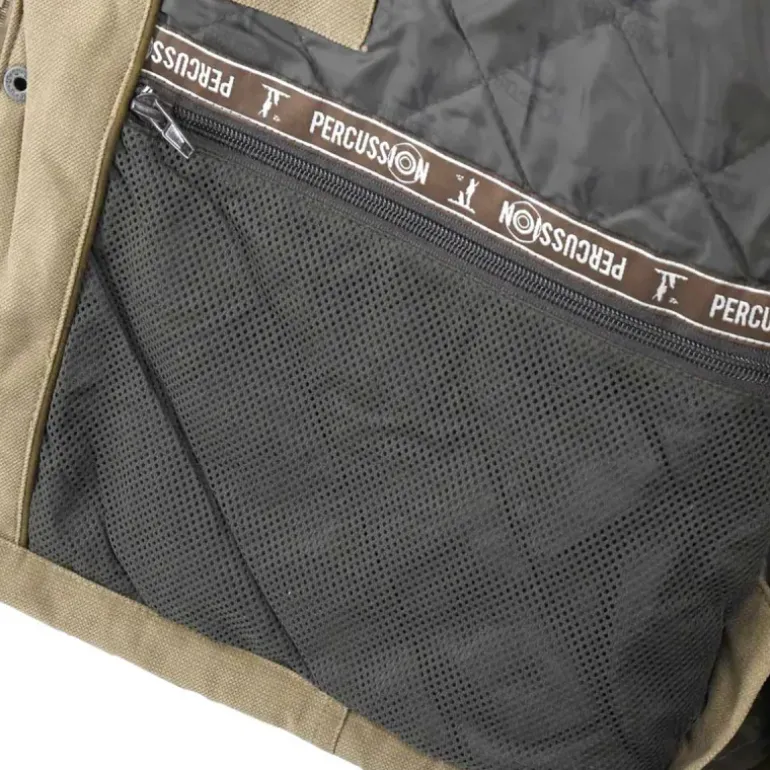 Veste Rambouillet imperméable polyester bicolore marron XL à 3XL