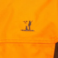 Veste Renfort à capuche imperméable polyester orange S à 4XL