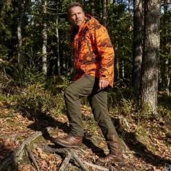 Veste Ridge isolante polyester camo orange S à 5XL
