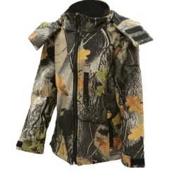 Veste Softshell enfant Buffalo camo feuille en Taille 8 et 14 ans