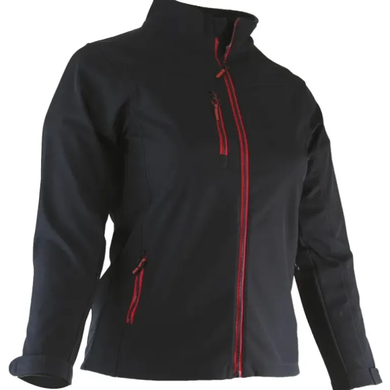 Veste softshell femme Alba 4 poches polyester noir XXS à 2XL