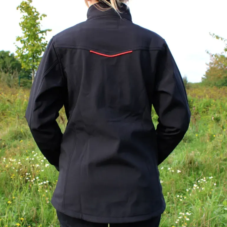 Veste softshell femme Alba 4 poches polyester noir XXS à 2XL