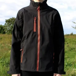 Veste softshell femme Alba 4 poches polyester noir XXS à 2XL