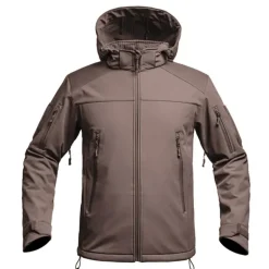 Veste Softshell Fighter A10® Homme Marron - Imperméable et Respirante